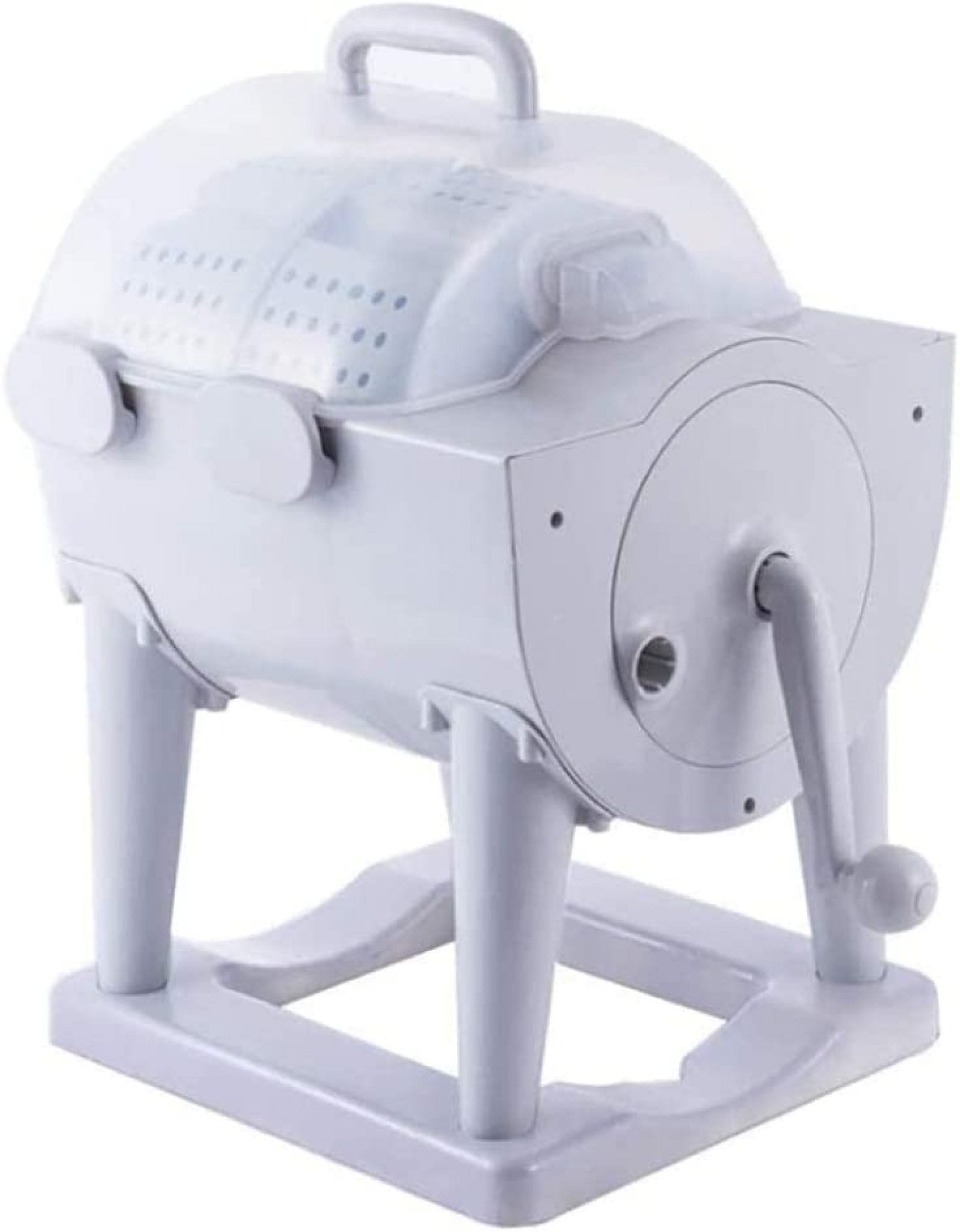 Ancienne Machine à Laver Manuelle Miniature - Jouet Début 20ème - Aluminium