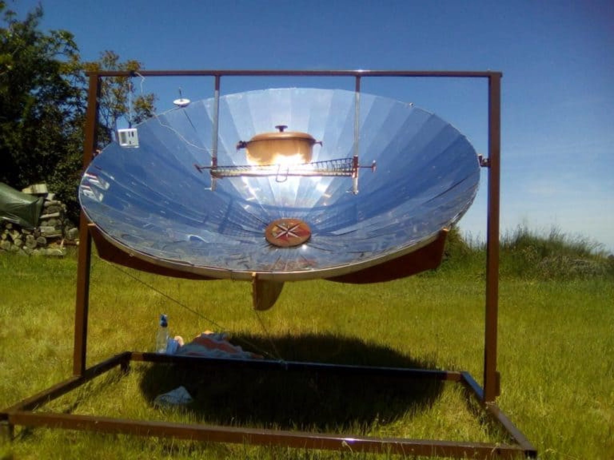 Four Solaire Portable Avec Tube à Vide 137 Mm - Cuisinière Solaire Pour Camping, Barbecue écologique - Chauffe Jusqu'à 300°C Sans Combustible